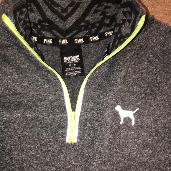 Pink VS quarter zip - Picture 2 of 3
